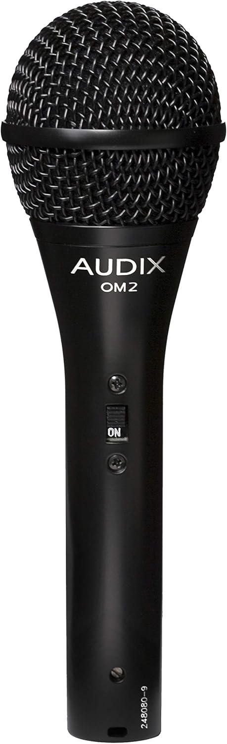 Audix OM2S All-Purpose Professional Dynamic Vocal Microphone with Switch