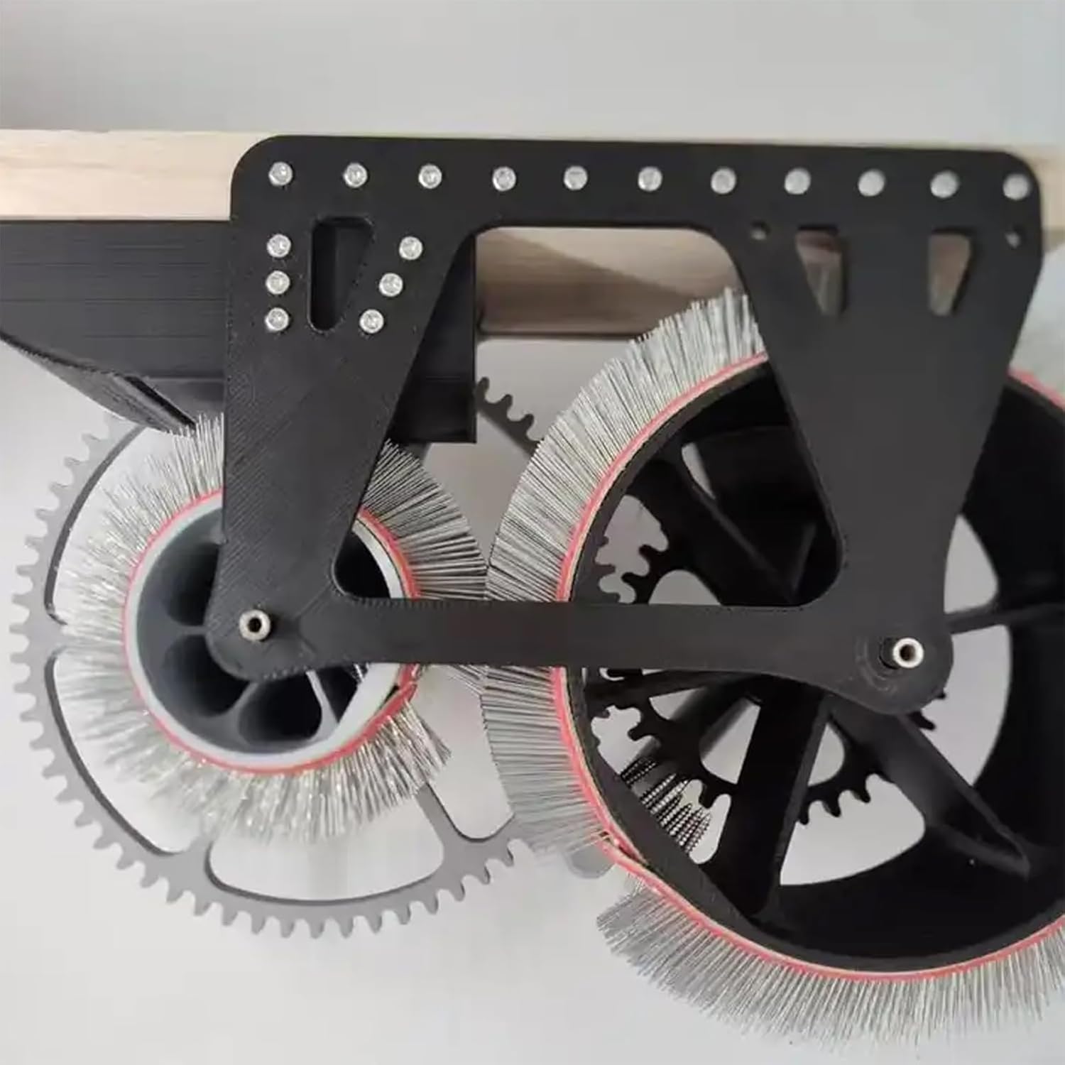 TsoLay Wool Fiber Drum Carding Machine, Manual Wool Combing Machine, Sheep Fleece Drum Carder, Fast Color Mixing, Combing, Spinning, for DIY Craft Make Felt Animals, Handmade Enthusiasts