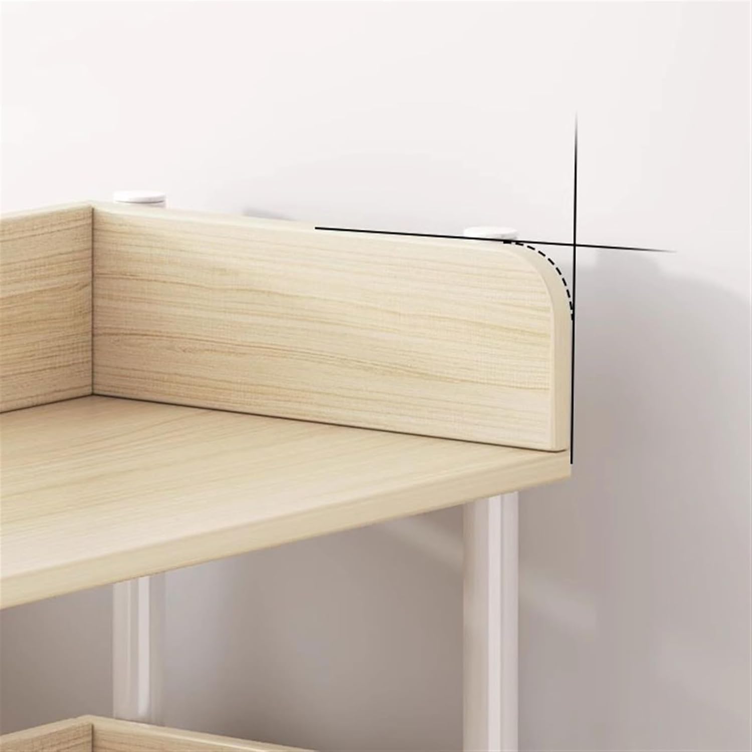 Printer Stand Multi-Layer Storage Shelf Organizer Printer Shelf Beside The Desk Simple Bookshelf Floor Storage Rack Office Printer Shelf(Small)