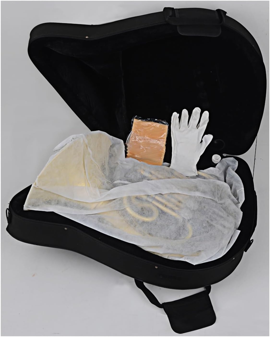 4 Key French Horn B Flat Four Key Single Row Lacquered Gold French Horn Brass Instrument