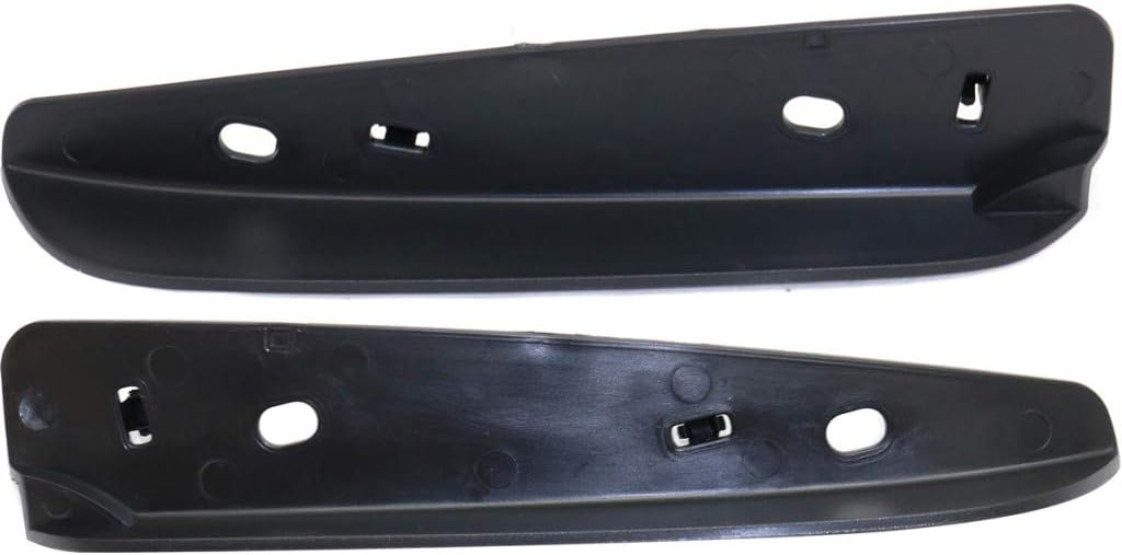 for Nissan Juke Valance 2011 12 13 14 15 16 2017 Front Driver and Passenger Side Pair/Set | Lower | Spoiler | Textured | Plastic | NI1046101 + NI1047101 | 960171KA0A + 960161KA0A