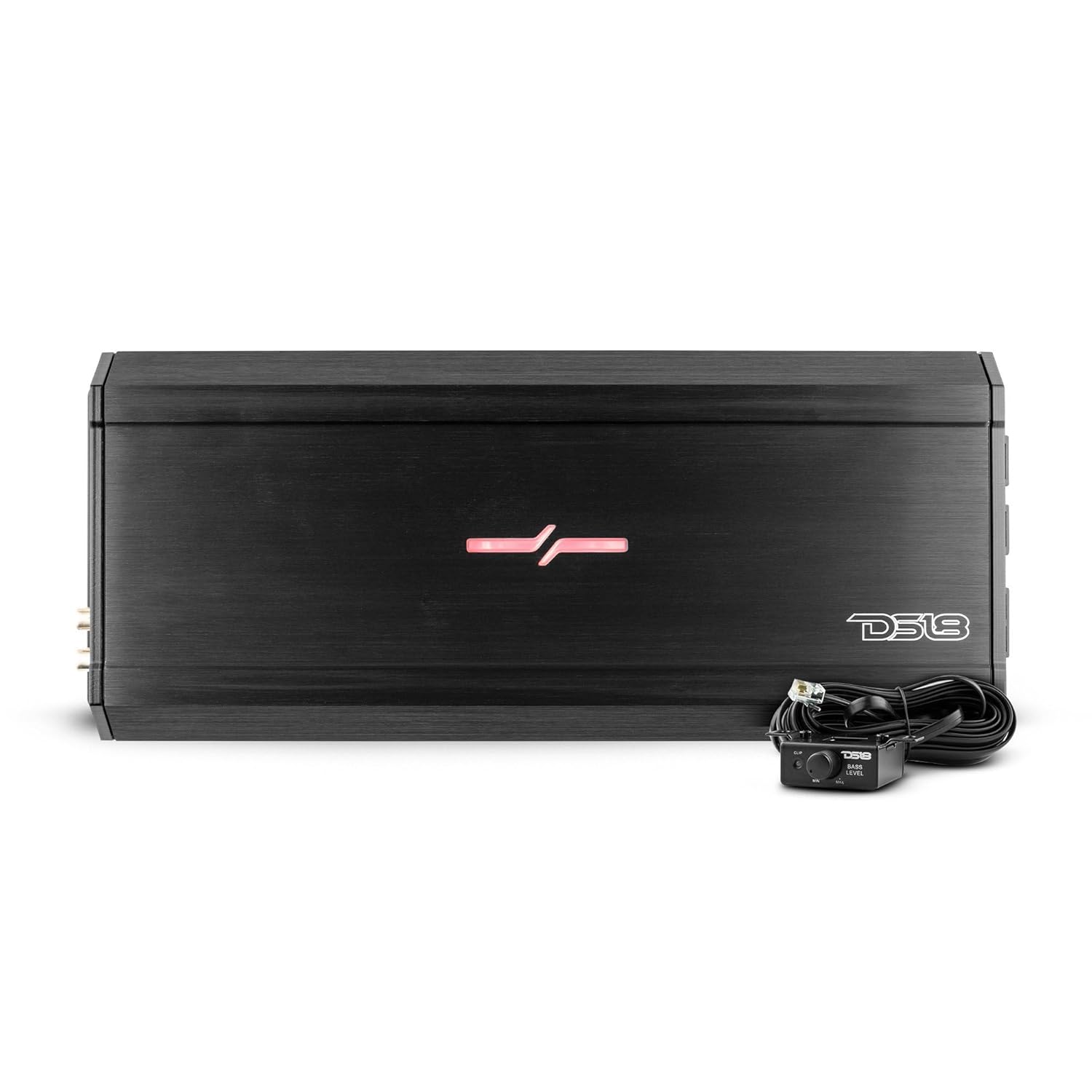 DS18 ZXI.5 Car Audio Amplifier - Class D, Full Range, 5 Channel, 3360 Watts Max, Adjustable Crossover, BASS Knob Included – Compact Size for Easy Installation on Many Applications (Renewed)