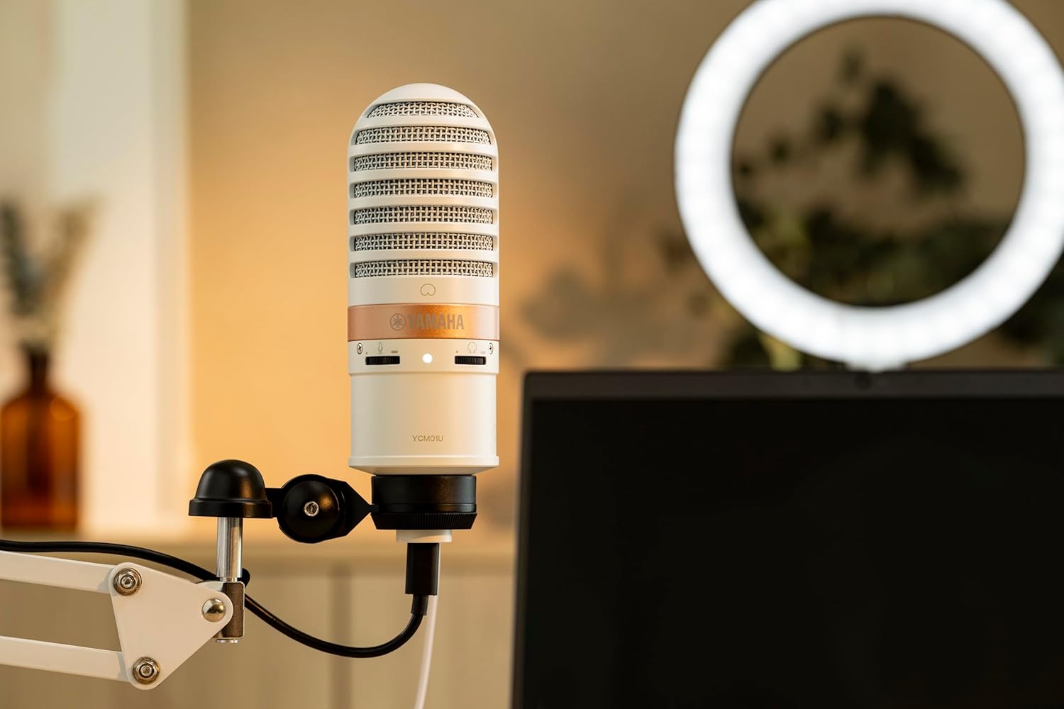 Yamaha YCM01U White High-Definition USB Condenser Microphone