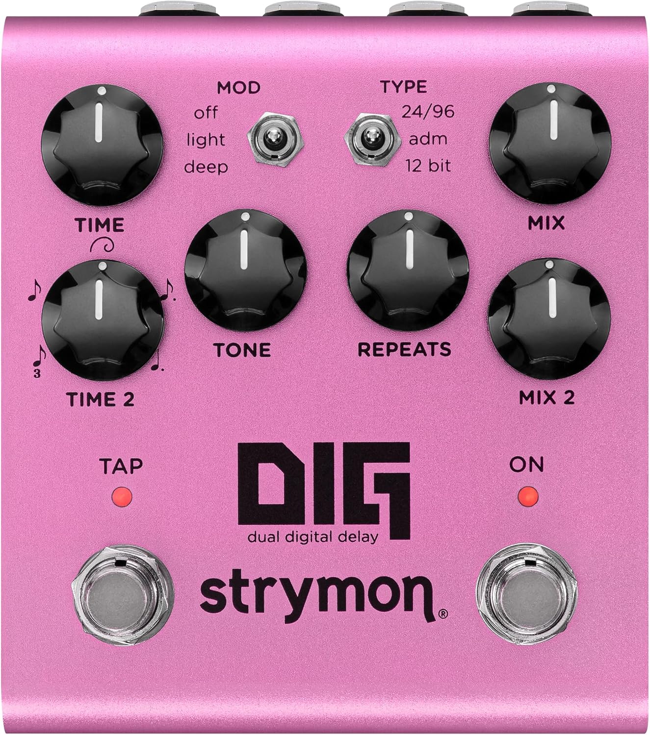 Strymon DIG V2 Dual Digital Delay Guitar Effects Pedal for Electric and Acoustic Guitar, Synths, Vocals and Keyboards