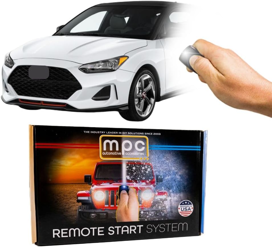 MPC Remote Start Kit Compatible with Veloster 2019-2022 || Plug and Play || Push to Start Only || Push Lock 3X to Start || USA Tech Support
