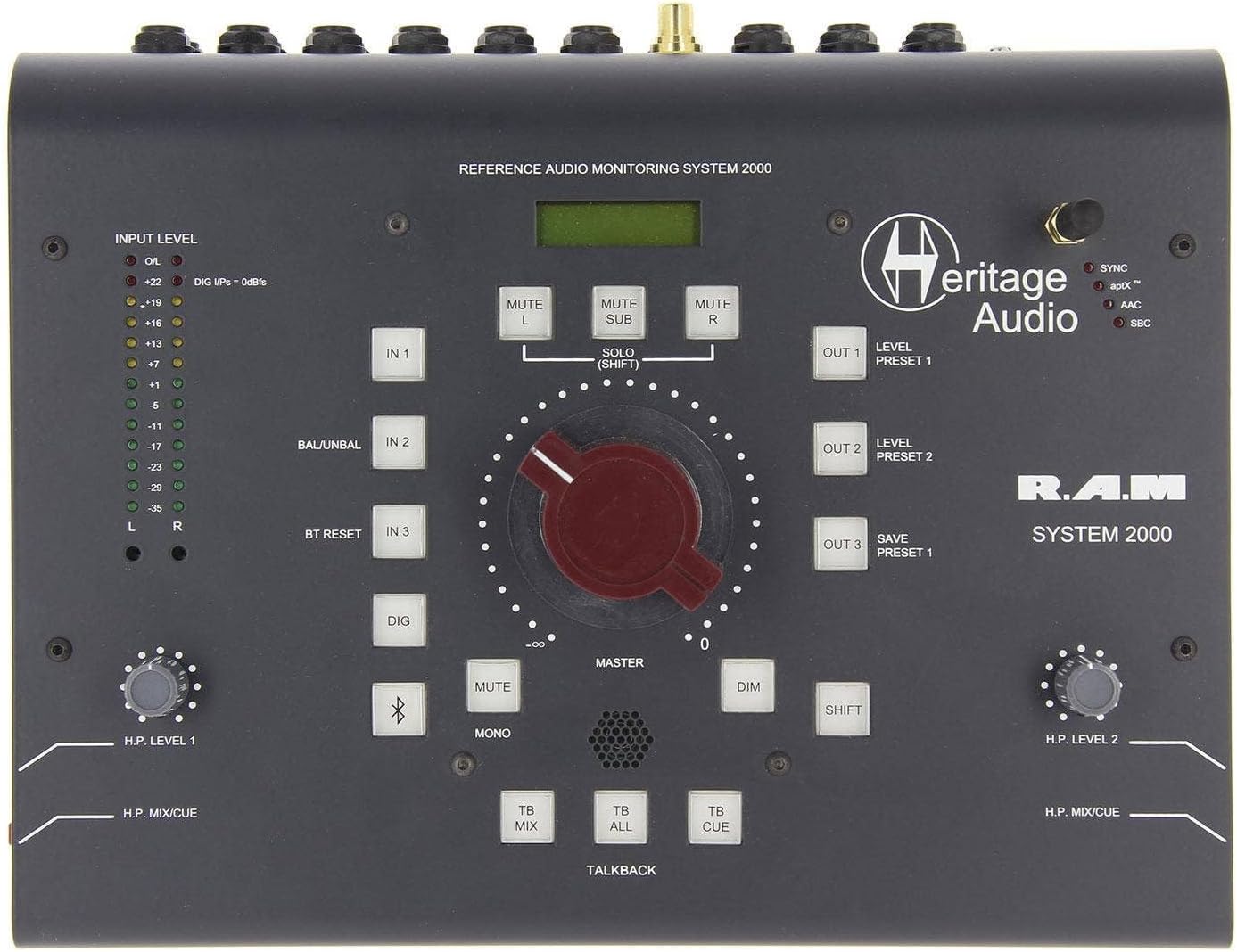 Heritage Audio RAM System 2000 Desktop Monitoring System with Bluetooth