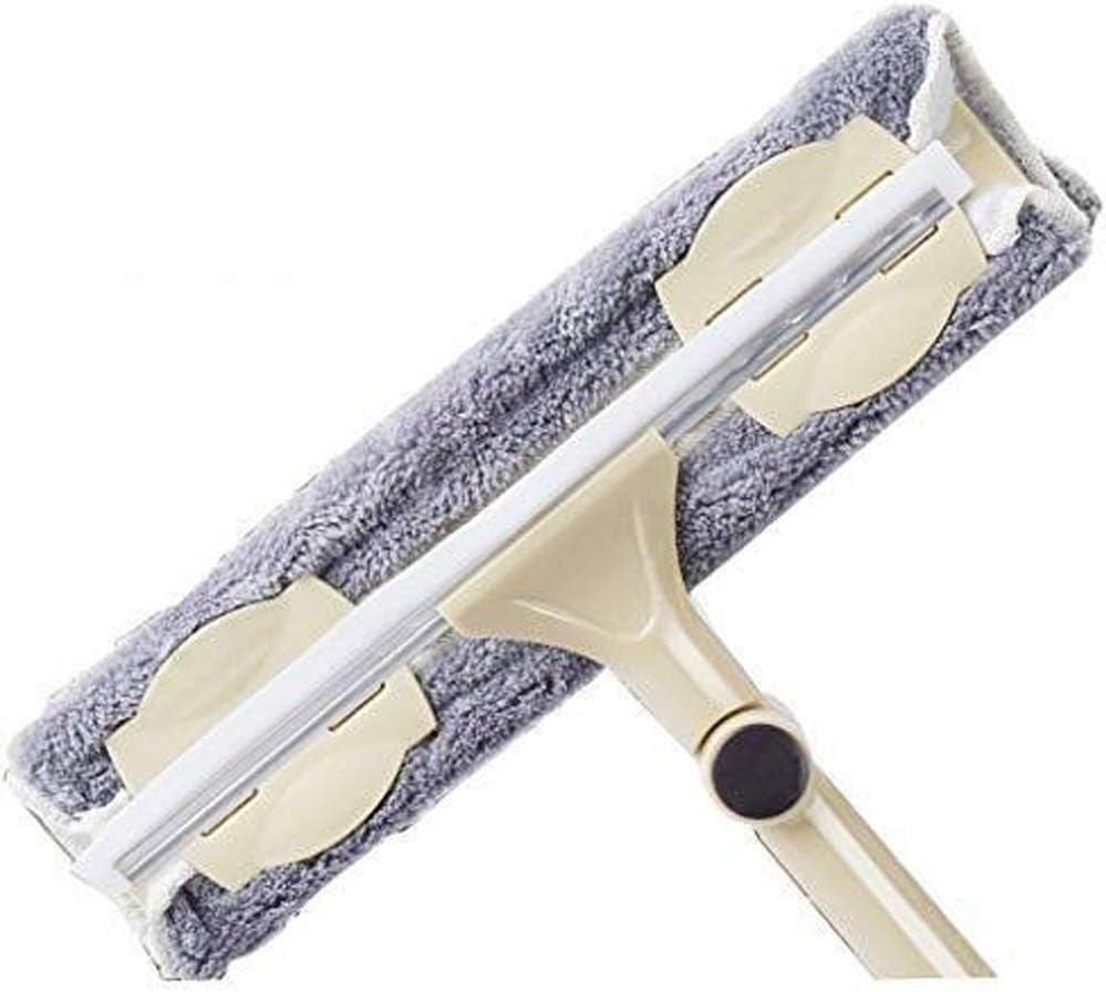Glass Cleaner-Professional Window Cleaning Combo - Squeegee & Microfiber Window Scrubber