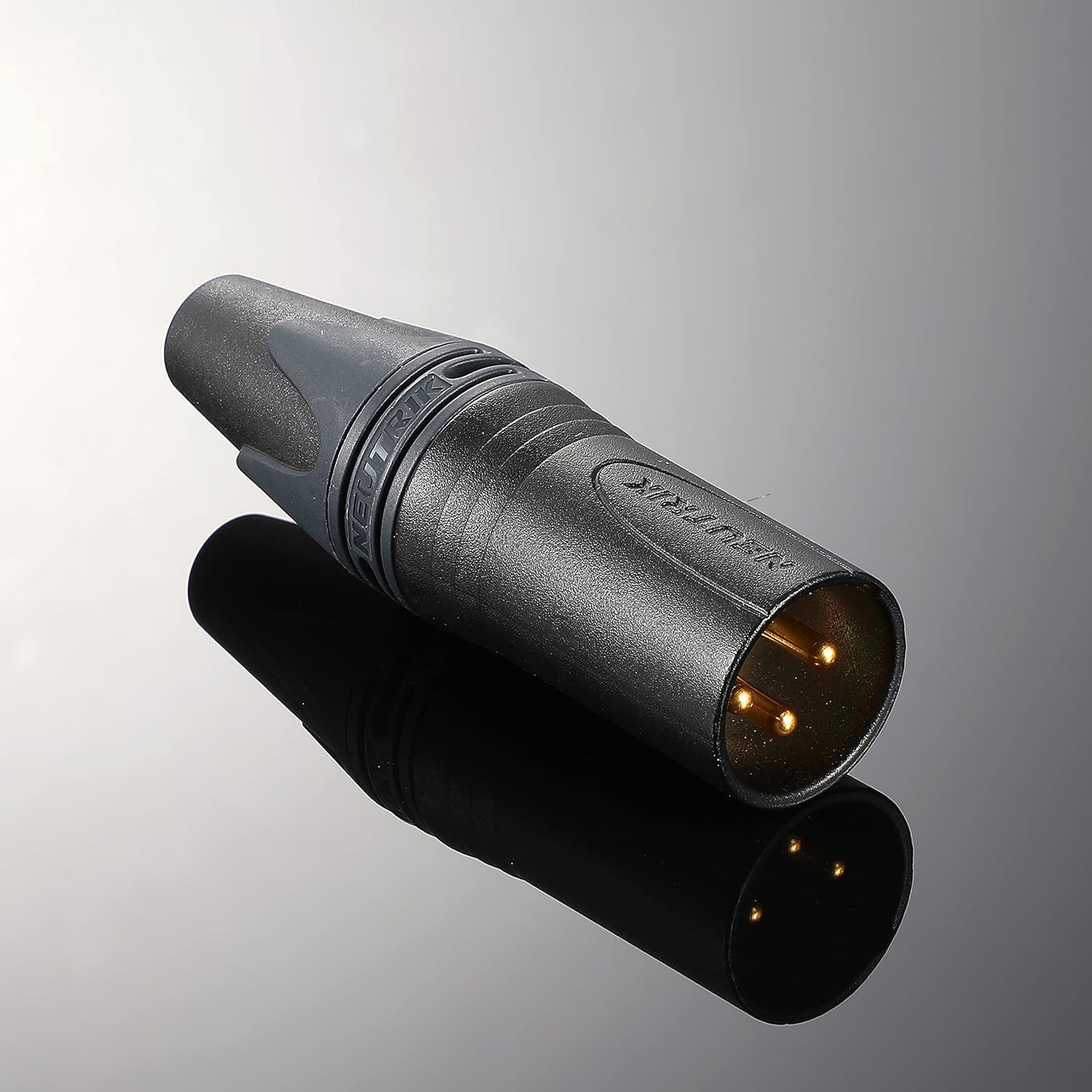 DIY Customized Line XLR Male to Female Cable XLR Balance Line Mixer Audio Cable CANARE L-4E6S Wires, NEUTRIK Gold-Plated 3 Pin XLR Plug (XLR Cable-White and Black Mix Braided Sheath, 3 Meters/Pack)