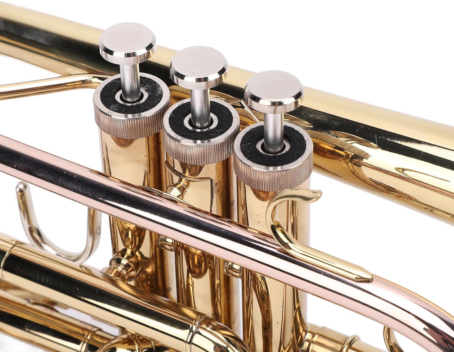 Bb Cornet Gold Lacquer Brass Wind Instrument with Case Mouthpiece for Student Beginner Ensemble