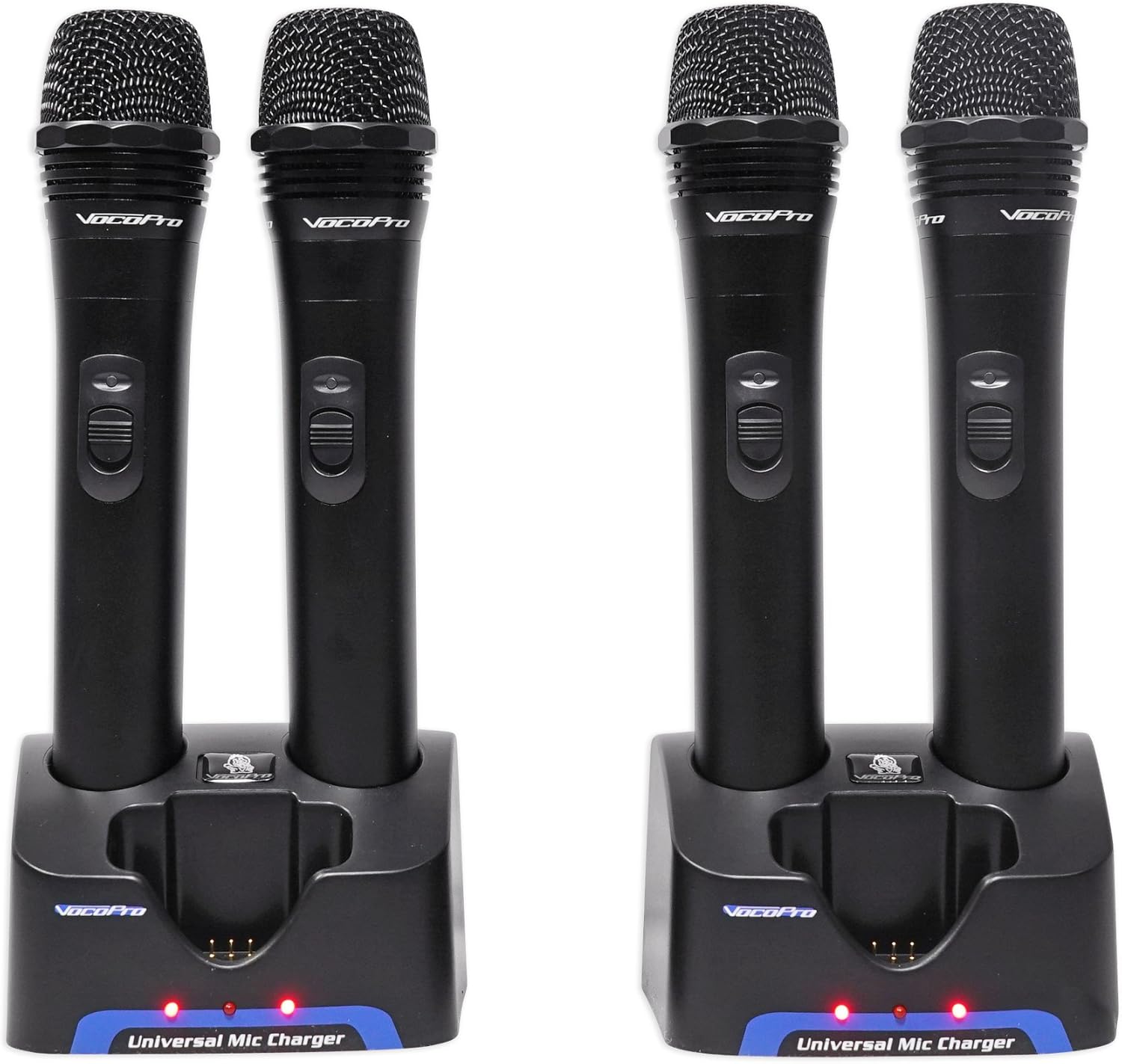 Vocopro UHF58059 Rec 4 Ch Wrls Mic System