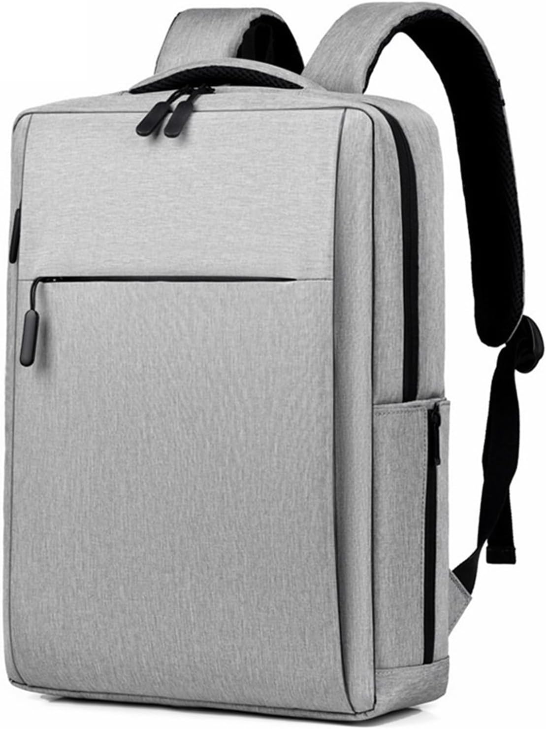 Laptop Bag Computer Bag Backpack Men's Business Anti-Theft Backpack College Student School Bag(Gray)
