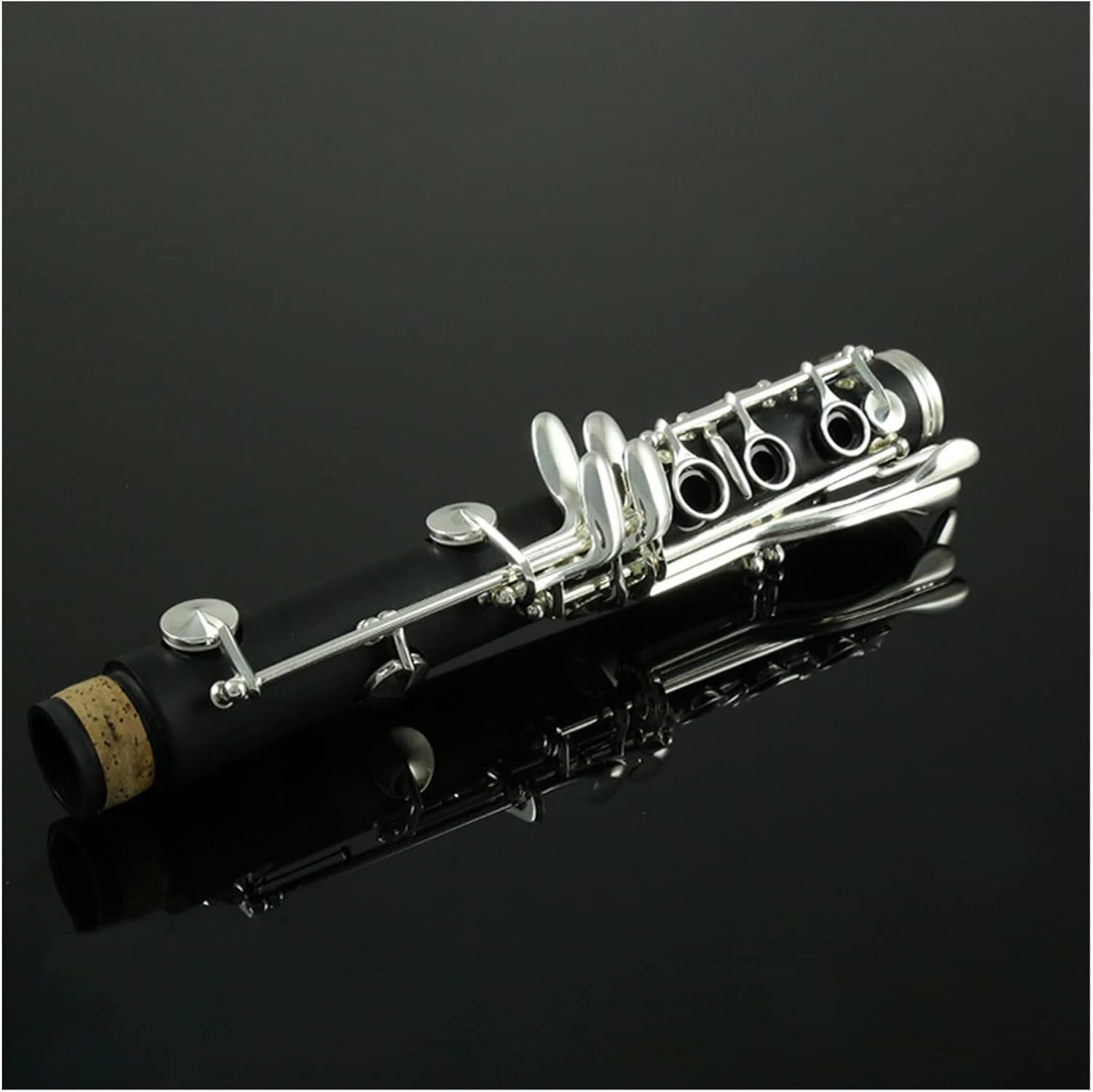 TSTS Professional B-Flat Synthetic Wood Clarinet Instrument for Students Woodwind Examinations Clarinet for Beginner
