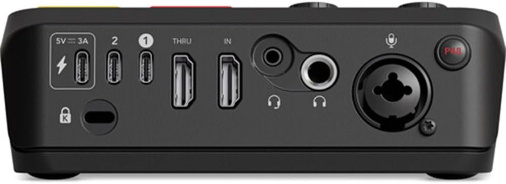 RODE X Streamer X Audio Interface and Video Streaming Console Bundle with Rode NTH-100 Professional Closed-Back Over-Ear Headphones (Black)