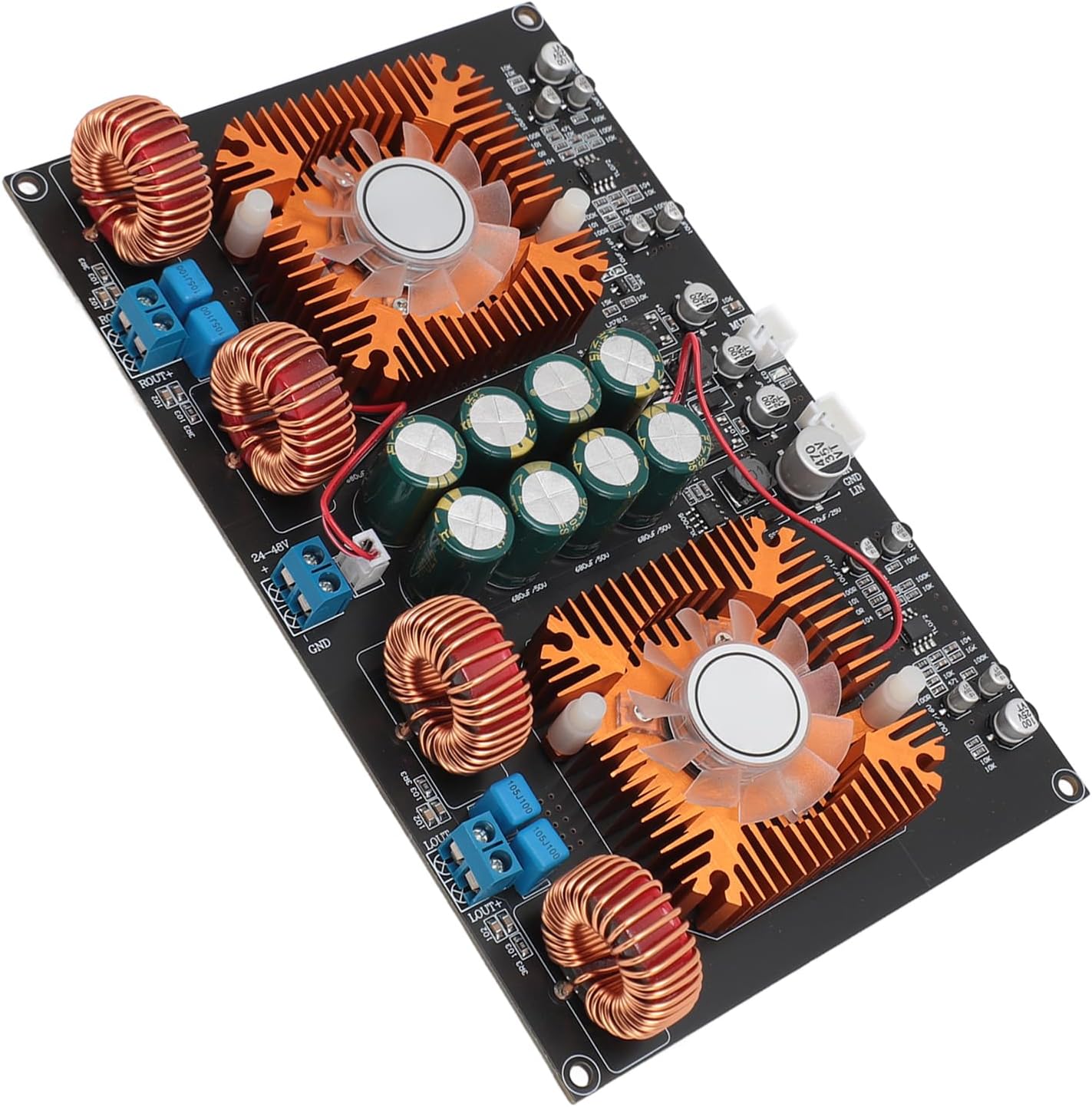 TPA3255 Amplifier Board, Class D Dual Core 600W Stereo, Efficiency Amp Module for Home Theater with Clear Sound Output