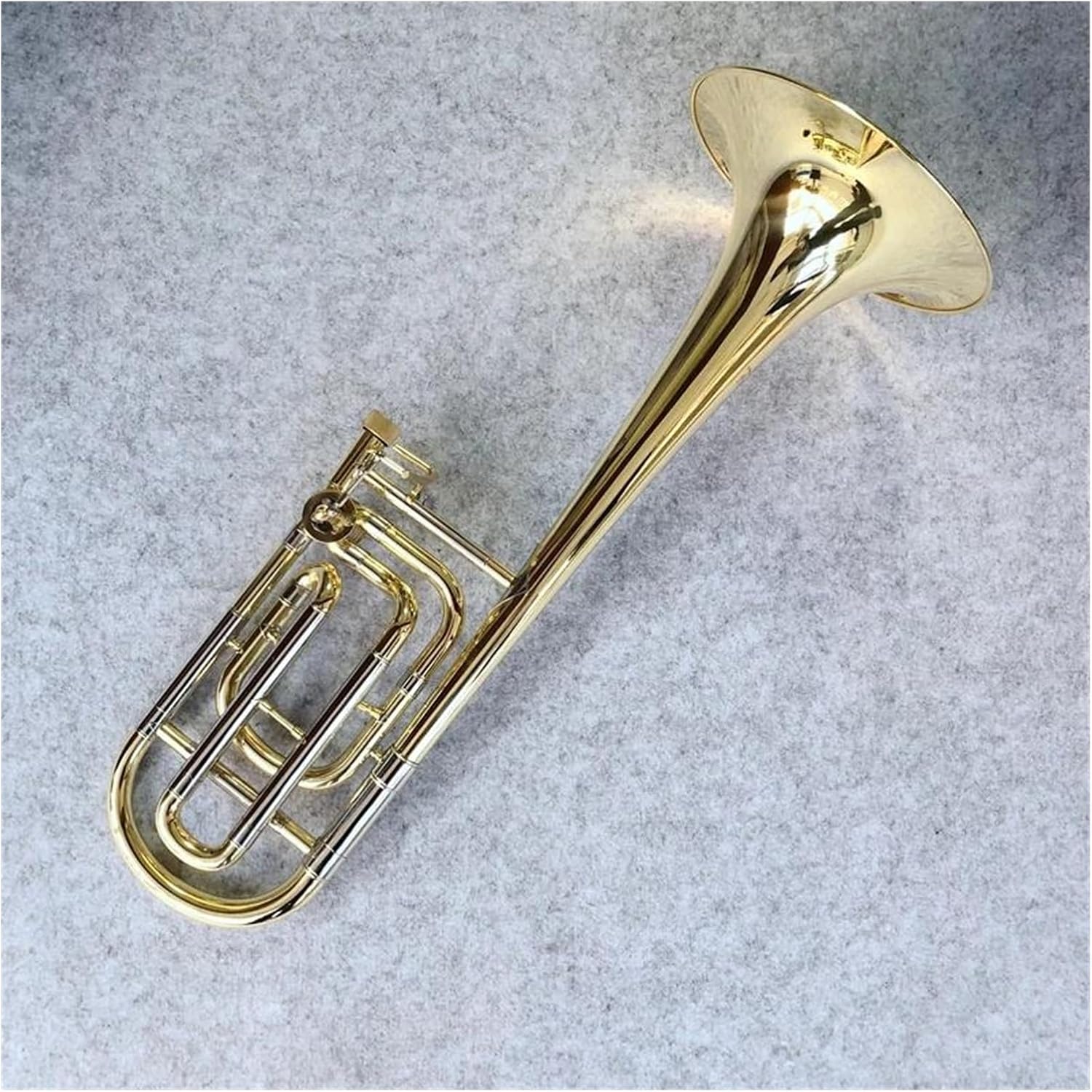 Professionals euphonium Bb-F Tune Tenor Trombone Gold Lacquer Bb Trombone Musical Instrument
