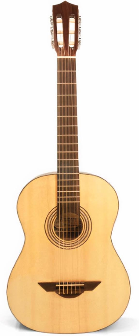 H. Jimenez 6 String Acoustic Guitar, Right, White,Gold (LG2)