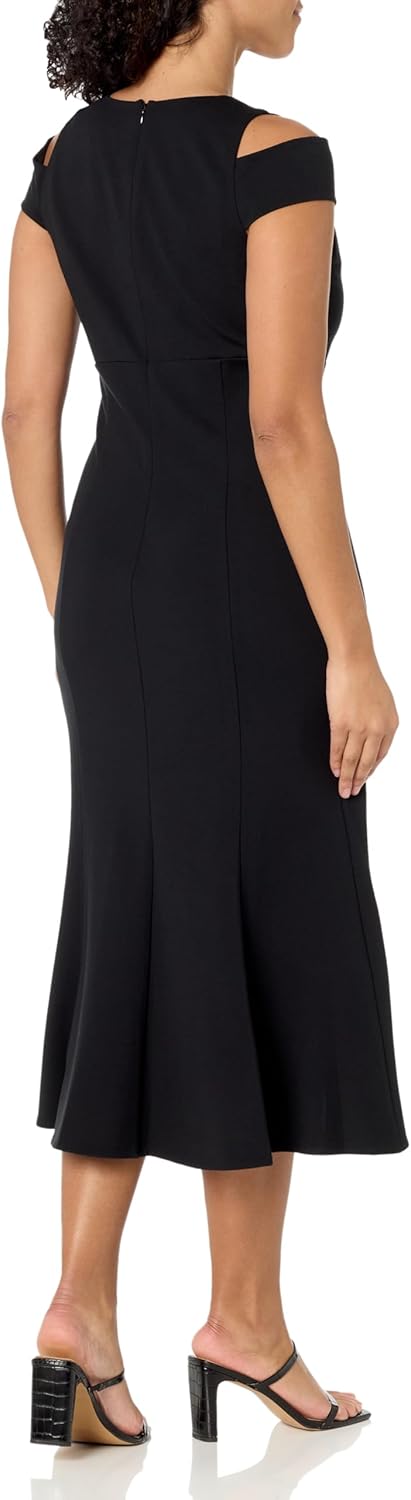 Shoshanna Women's Cinizia Stretch Ponte Sheath Midi Dress