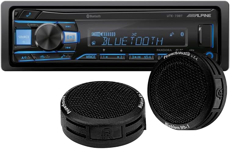 Alpine UTE-73BT + Power Acoustik NB-1