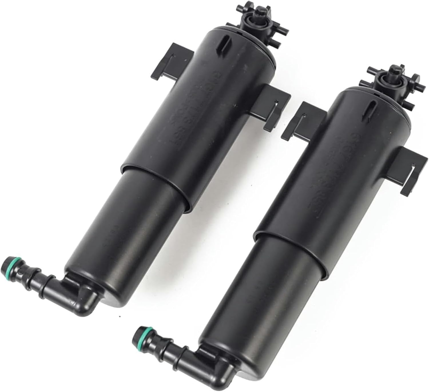 Car Headlight Washer Nozzle 2Pcs Car Headlight Washer Nozzle Headlamp Cleaning Jet Pump Head Light Water Sprayer OEM No. 61677173851 61677173852