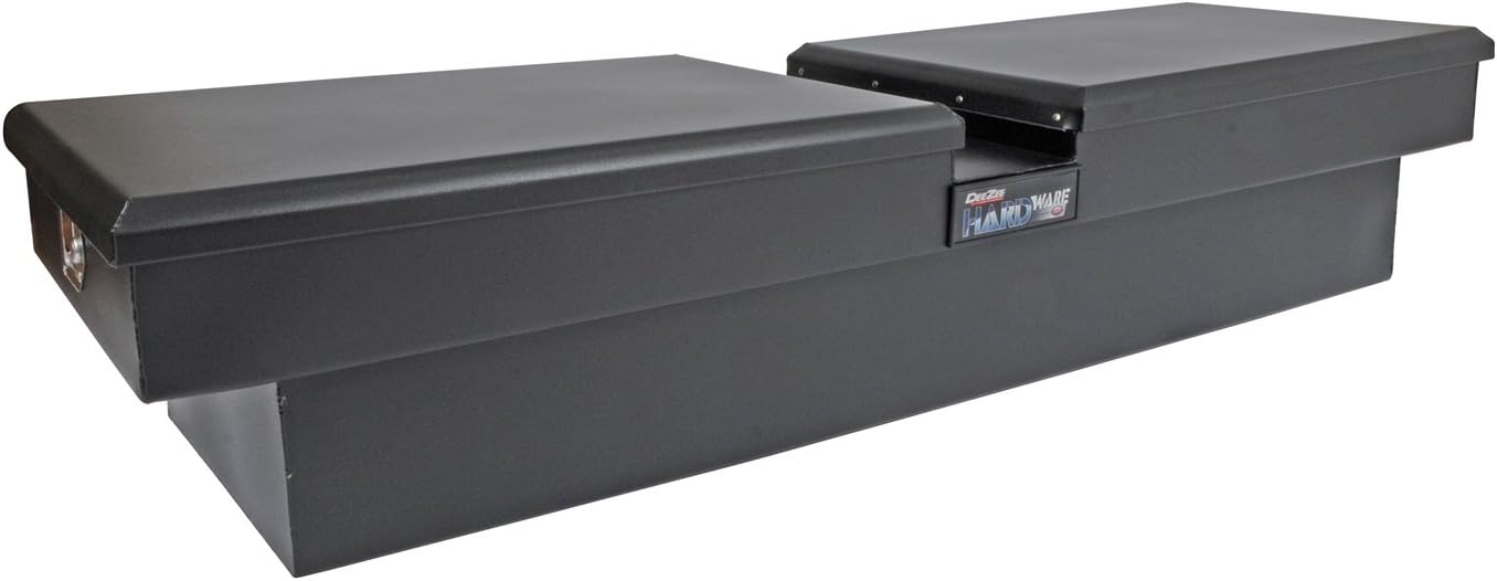 Dee Zee 8370SB Double Lid Black Steel Tool Box