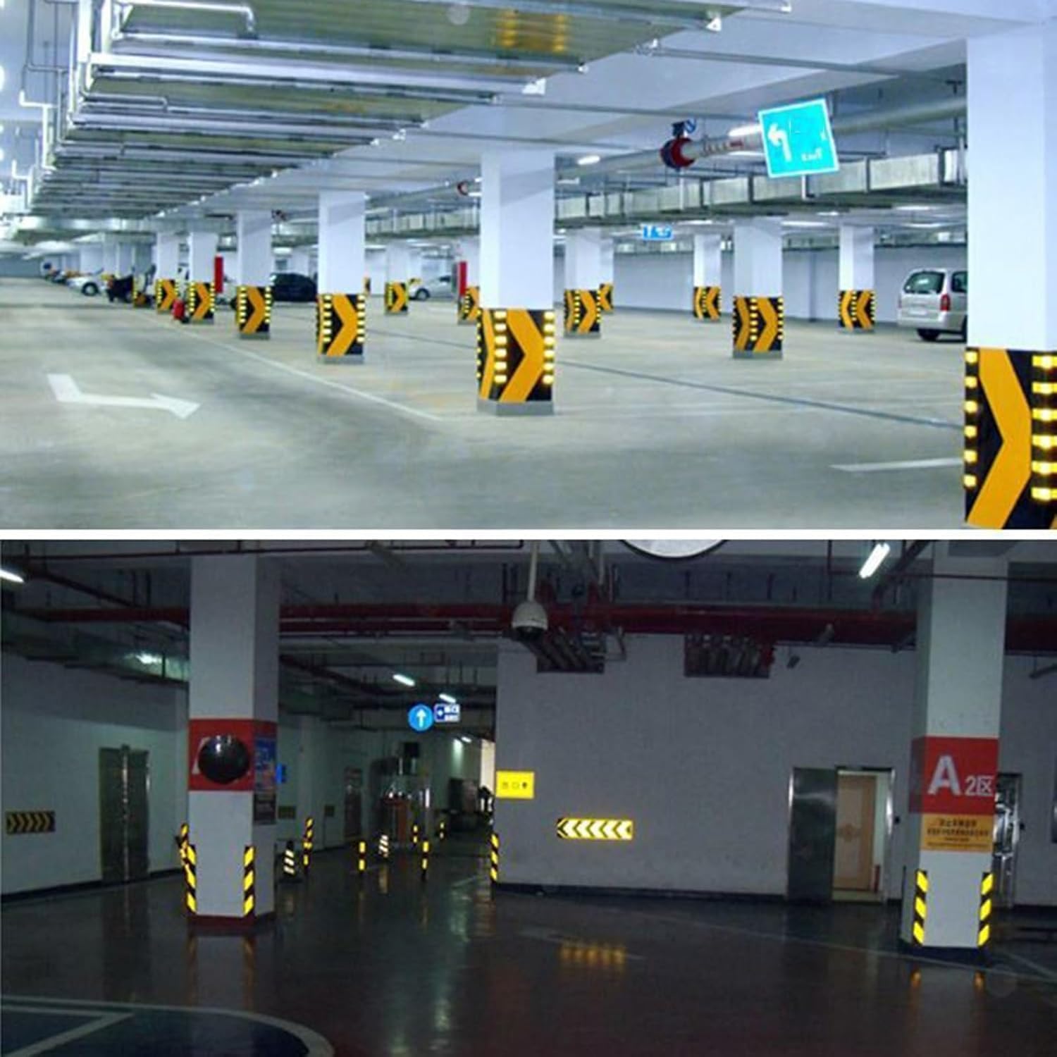 Car Parking Protector Wall Corner Guard for Parking Garages Rubber ...