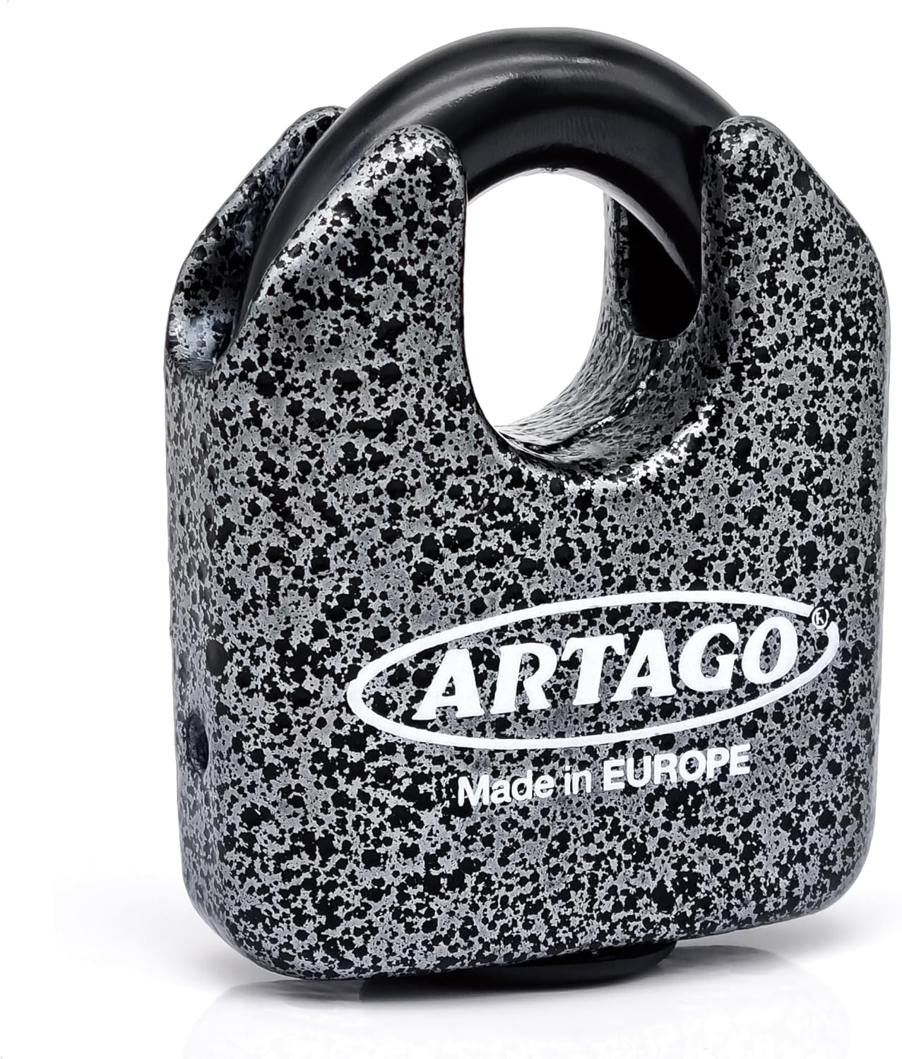 Artago 68T/B Maximum Security Padlock, 14mm/0,55in Shackle, Sold Secure Gold Approved, Forged MONOBLOK System, Bunker Selection, Multipurpose Keyed Padlock Combinable with Chains, Door, Container