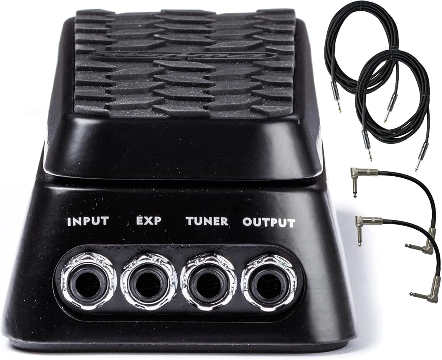 Briskdrop Dunlop DVP3 Volume (X) Pedal Bundle with 2 Instrument Cables and 2 Patch Cables
