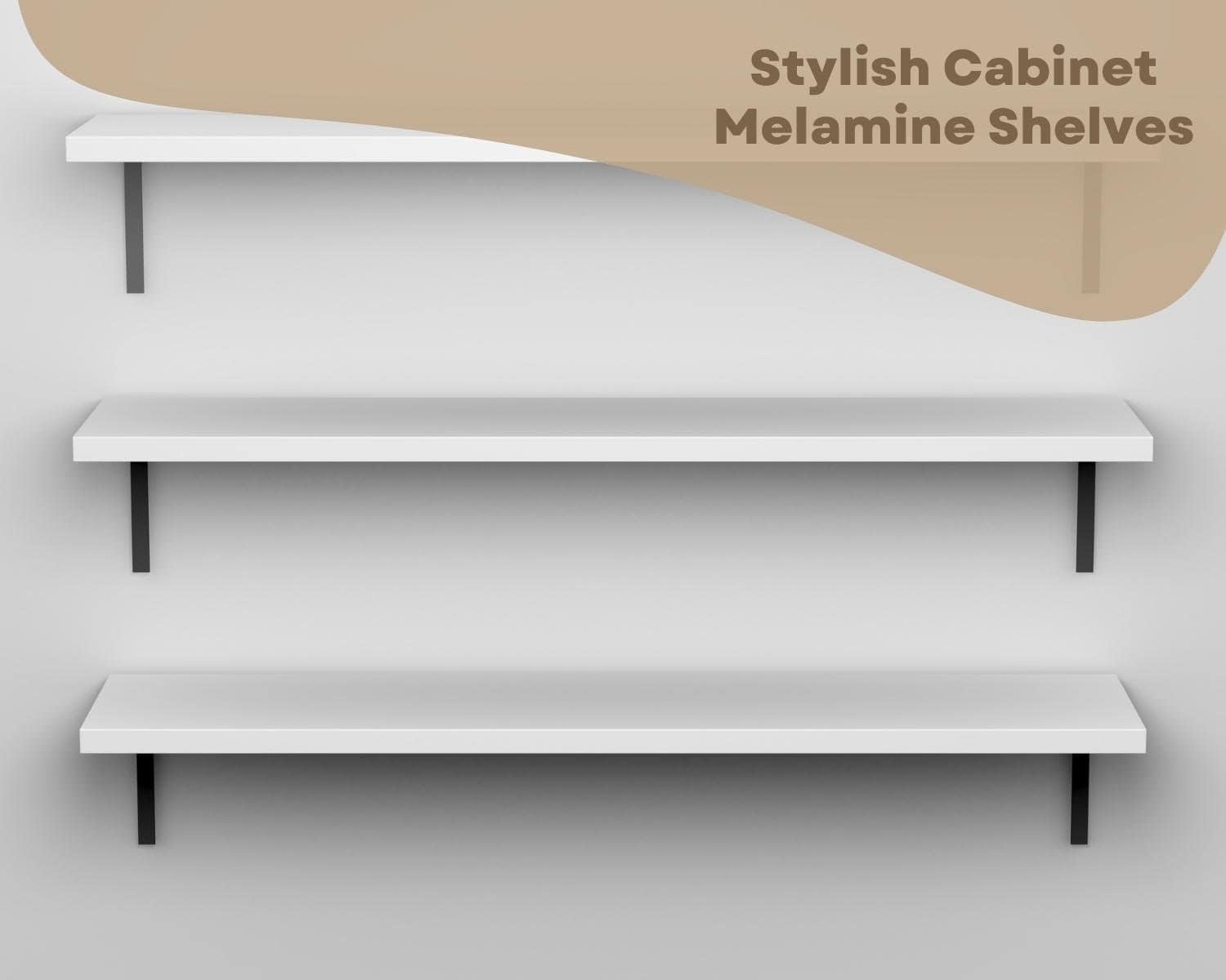 B&B HARDWARE Oversized Cabinet Shelves Melamine 1/2