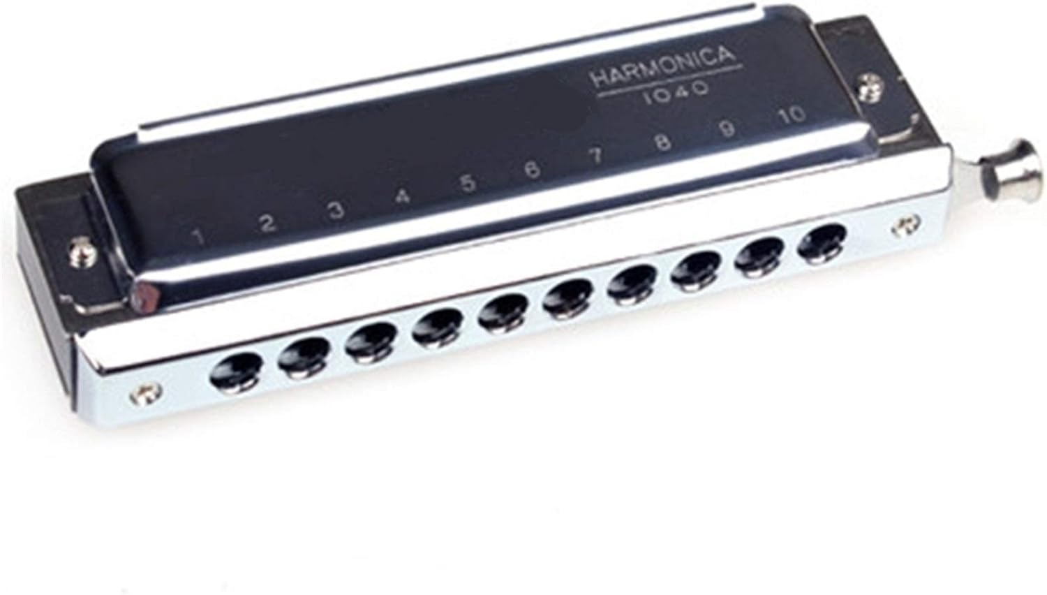 SUOFEILAIMU Harmonica 10 Hole 40 Tone Chromatic Harp Woodwind Musical Instrument Mouth Organ Blues (Color : Sw1040)