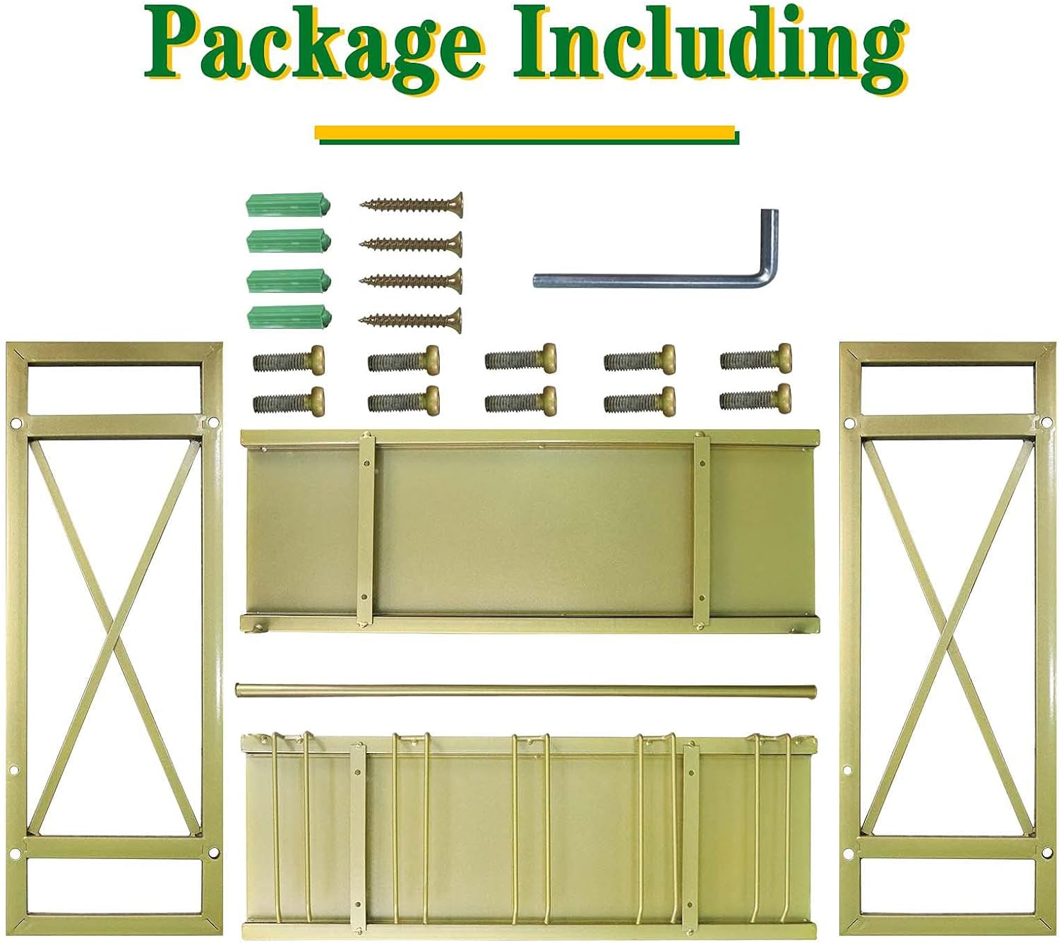 Industrial Wall Mounted Wine Racks with Glass Holder, 31.5in Rustic Metal Multipurpose Shelves, 2-Tiers Wall Mount Hanging Wine Holder Wine Accessories, Bottle Holder Glass Rack Wall Shelf