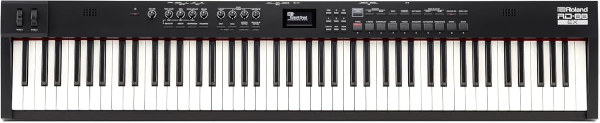Roland RD-88 EX Stage Piano | 88-Note Keyboard with Expanded Sounds & Supreme Durability | SuperNATURAL Technology | ZEN-Core Engine with Over 3000 Onboard Sounds | Onboard Stereo Speakers