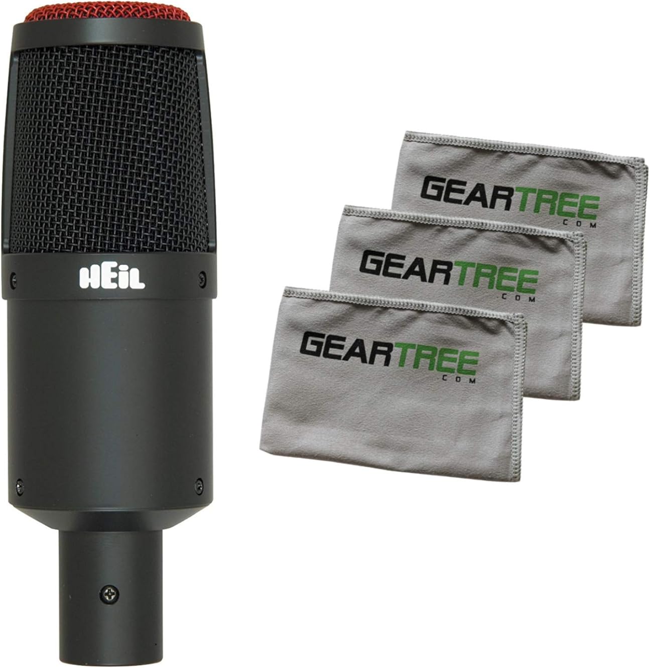 Heil Sound PR30B Dynamic Cardioid Large-Diaphragm Mic Bundle w/Cloth Pack