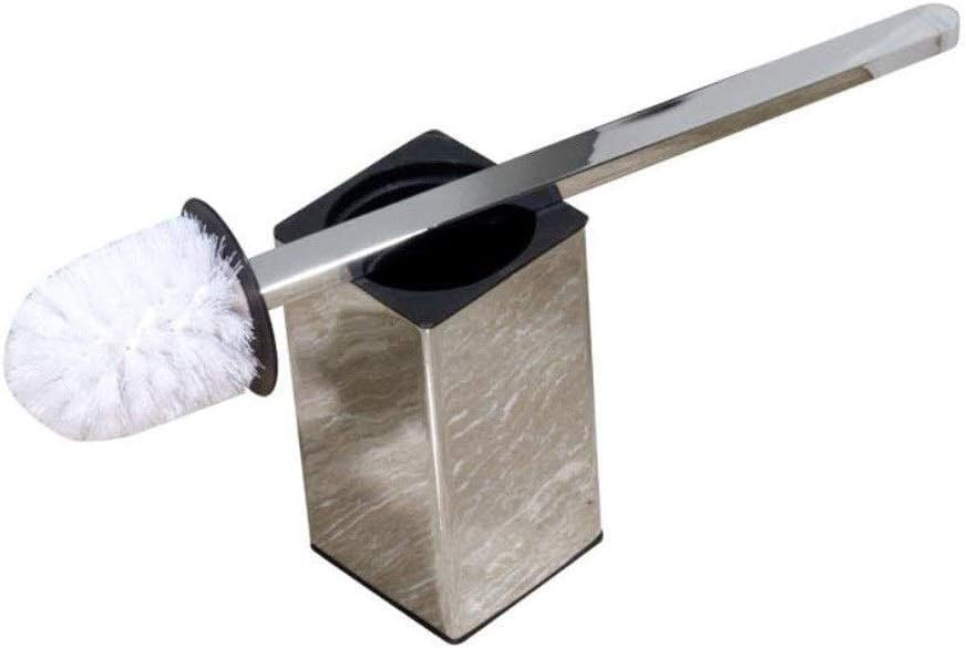 Long Toilet Brush, Stainless Steel Matte Finish, Rust Resistant Bathroom Bowl Scrubber Cleaner and Base
