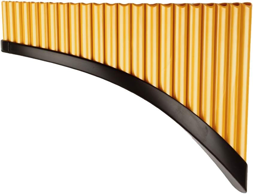 22 Pipes Resin Pan Flute G Key Pan Pipes Woodwind Instrument Traditional Musical Instrument Pan flute (Left Hand)