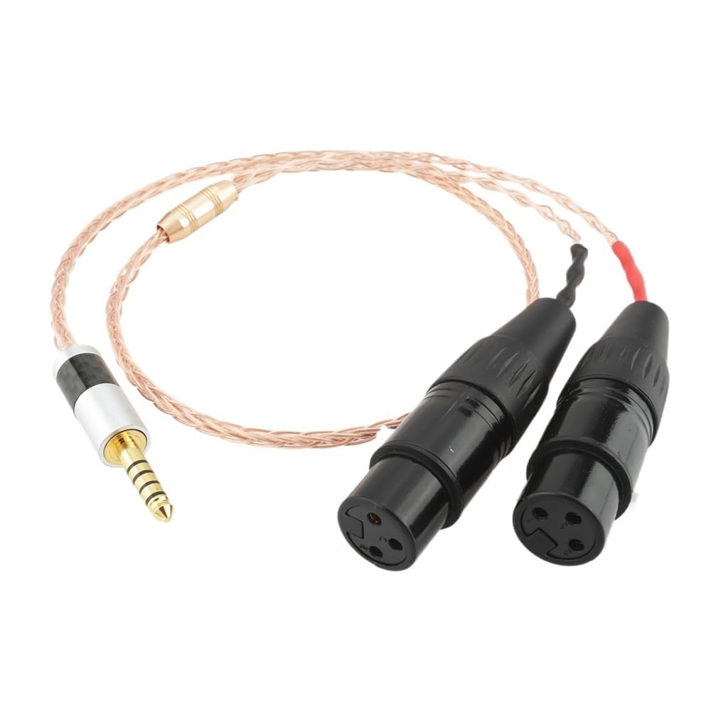 Audio Upgrade Cable Replacement for Digital Audio Player NW-WM1A, NW-WM1Z, 4.4mm Male Plug to 2 XLR Male Female Balanced Cable(4.4MM to XLR Female,1m)