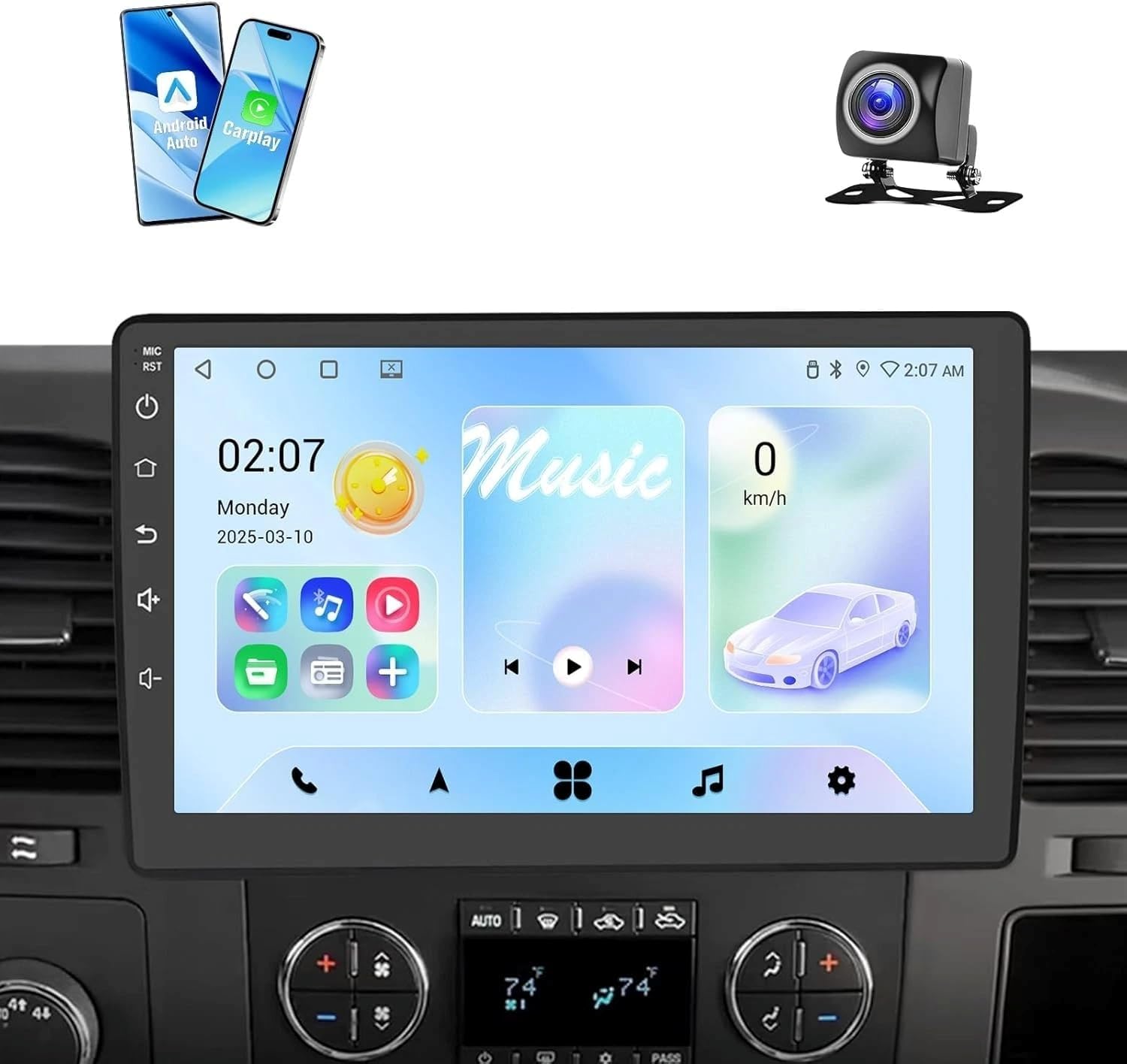 with Wireless Carplay & Android Auto for 2013 GMC Savana 10