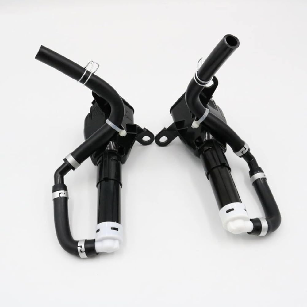 Headlight for Mitsubishi Outlander 2013 2014 2015, Front Bumper Headlamp Headlight Washer Sprayer Nozzle Cover Cap 2pcs