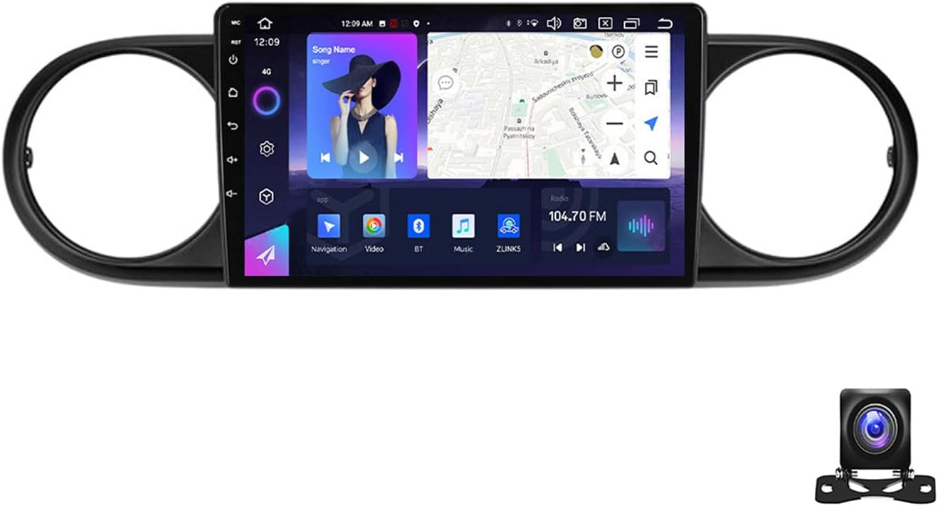 Double Din Car Stereo Head Unit with Bluetooth FM/AM Radio for Toyota Rumion Avalon 2007-2019, 9 Inch Screen with DSP RDS WiFi/USB