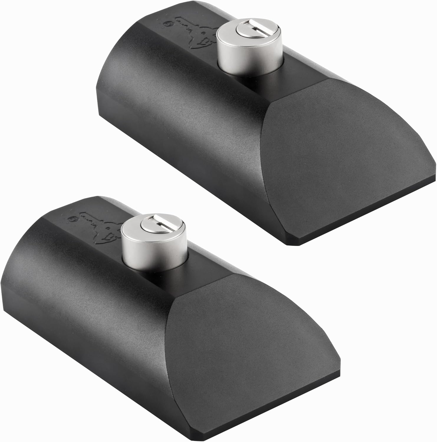 MUL-T-LOCK MVP1000 Double Heavy Duty Commercial Vehicle Lock Manual Lock PushLock, Black