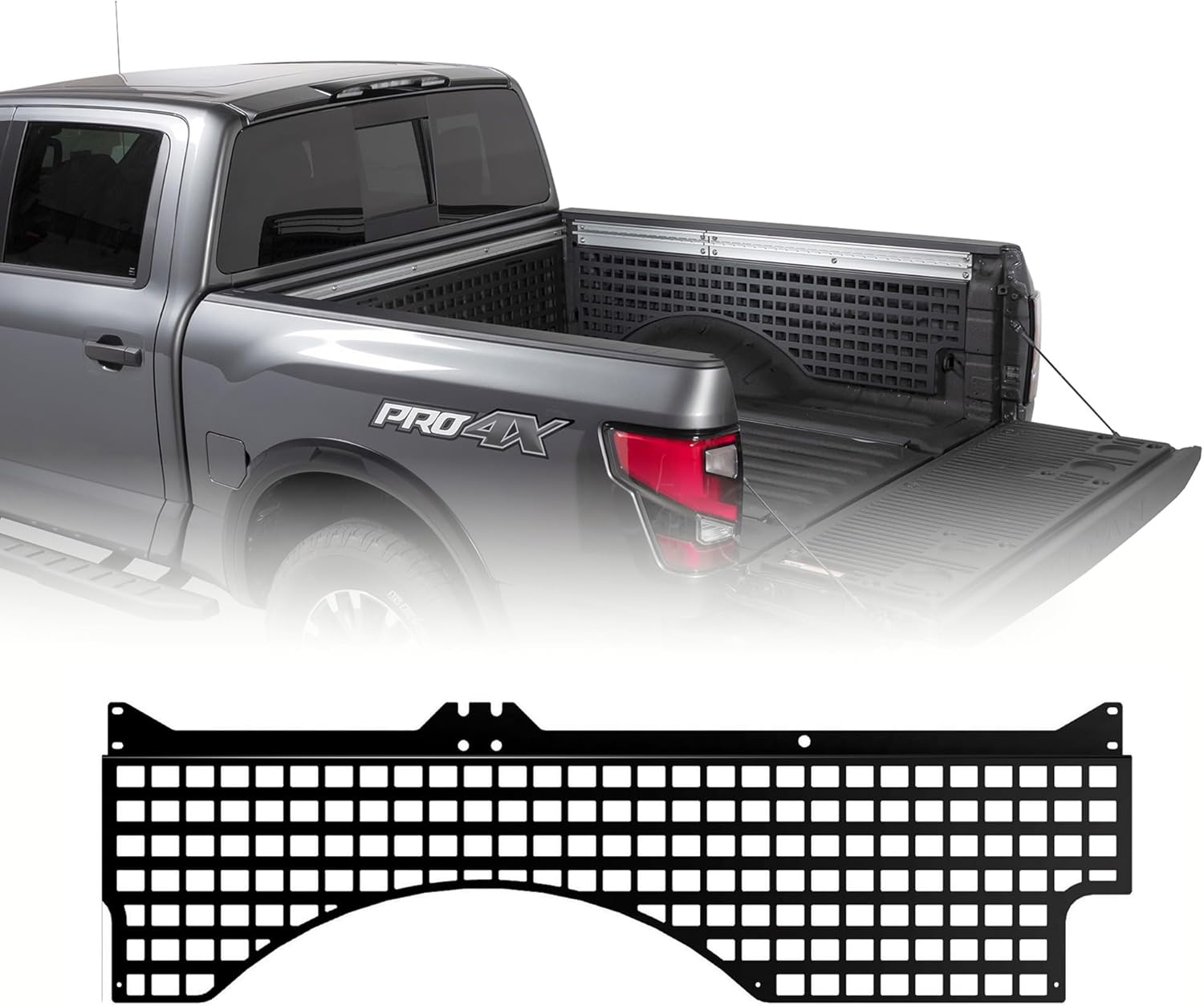 Putco Truck Bed Passenger Side MOLLE Panel - Fits Nissan Titan 2016-2024 6'7'' Bed