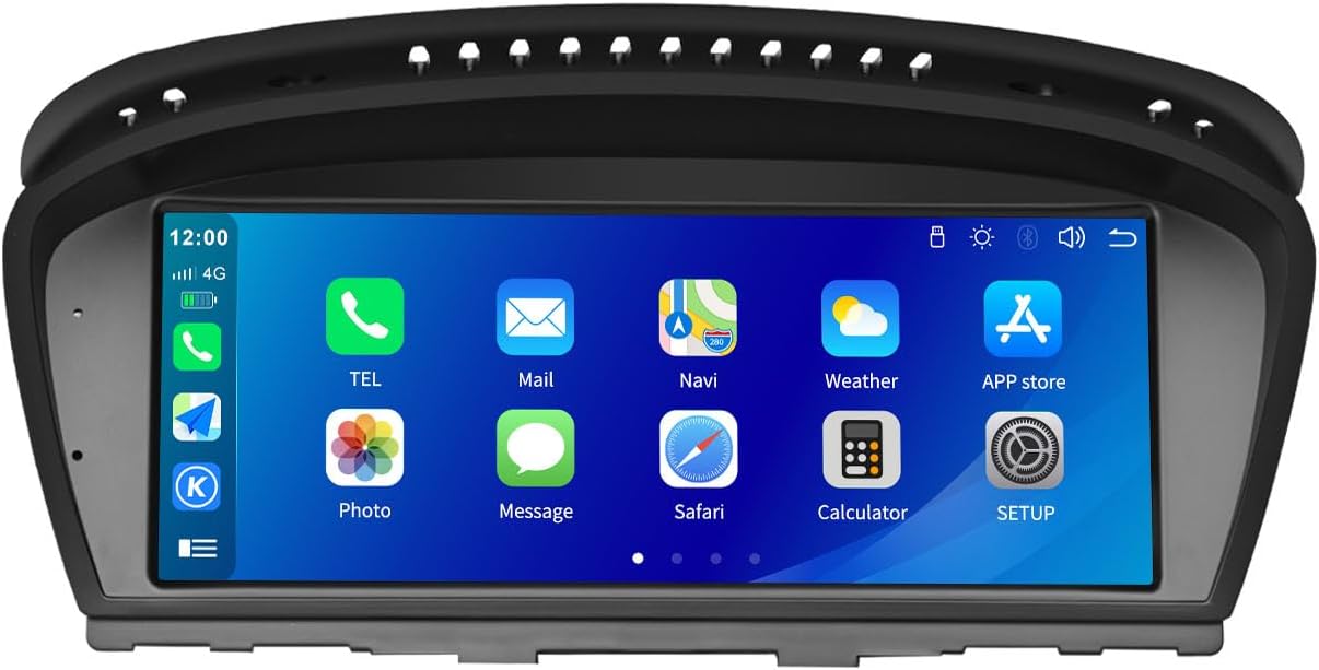 8.8 Inch Android Auto Car Stereo Radio for BMW 3 Series E90 E91 E92 E93 2009-2011 with CIC System Wireless Carplay/Siri/Bluetooth/Mirrorlink