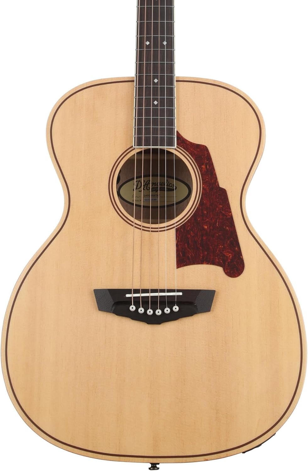 D'Angelico Premier Tammany OM Acoustic-electric Guitar - Natural