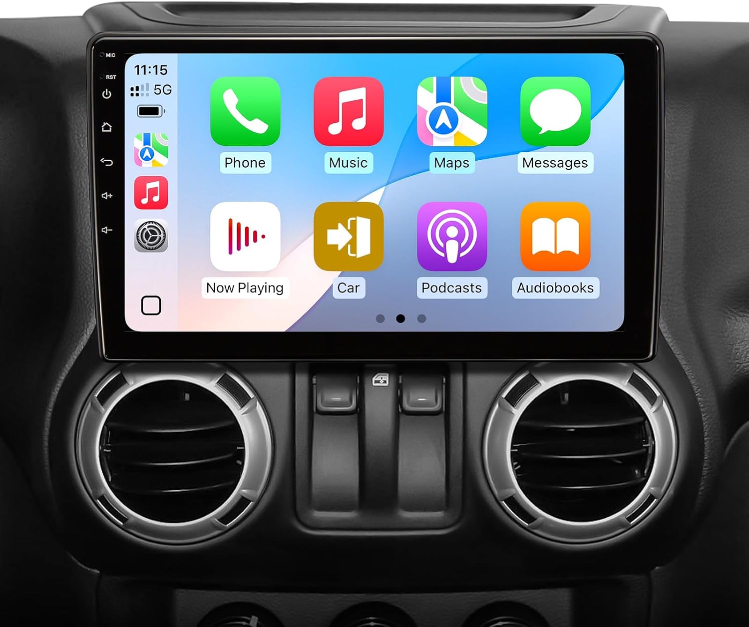 10 Inch 8-core Touch Screen Car Radio for Jeep Wrangler JK Head Unit Dodge Ram 2009-2012 Radio | Wireless CarPlay Android Auto |Bluetooth |Android 13.0 | Steering Wheel Control