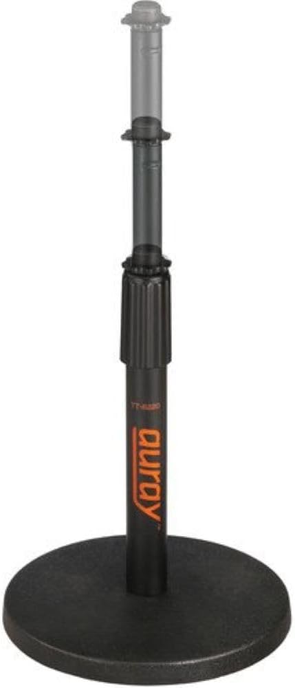 Sennheiser MD 421 KOMPAKT Multipurpose Cardioid Dynamic Microphone Bundle with Auray TT-6220 Telescoping Tabletop Microphone Stand (Black), XLR- XLR Cable