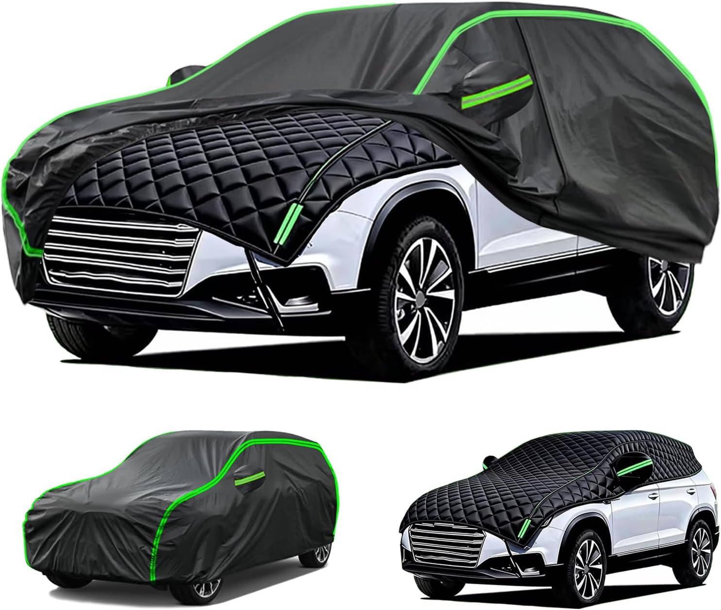 Hail Protector Car Cover Custom Fit for GMC Hummer EV 2023-2026,Combination Car Cover,Usable Individually,Provides Protection Against Both Rain and Hail to Meet Diverse Protective Needs