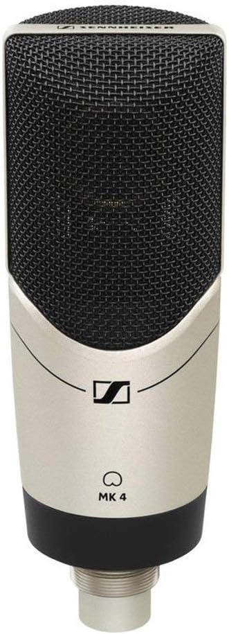 Sennheiser MK4 Set Cardioid Condenser Large Diaphragm Microphone With MKS4 Shockmount