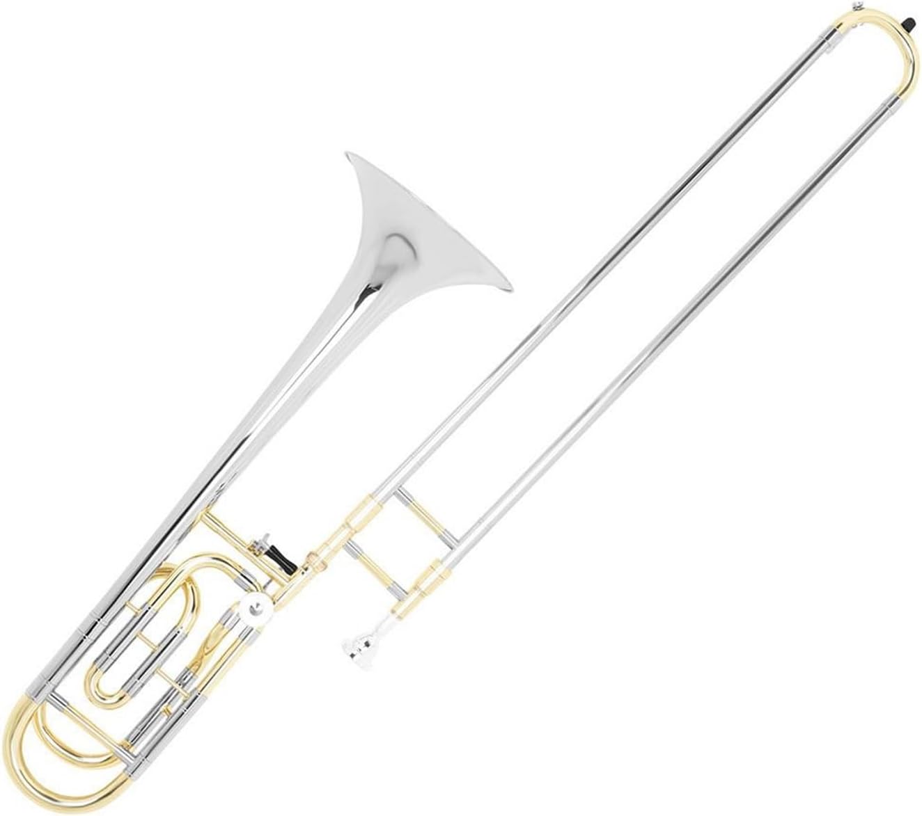 Adult Trombone Instrument Trombone Instrument Gold And Silver Color B Flat Key Change For Adult Beginners