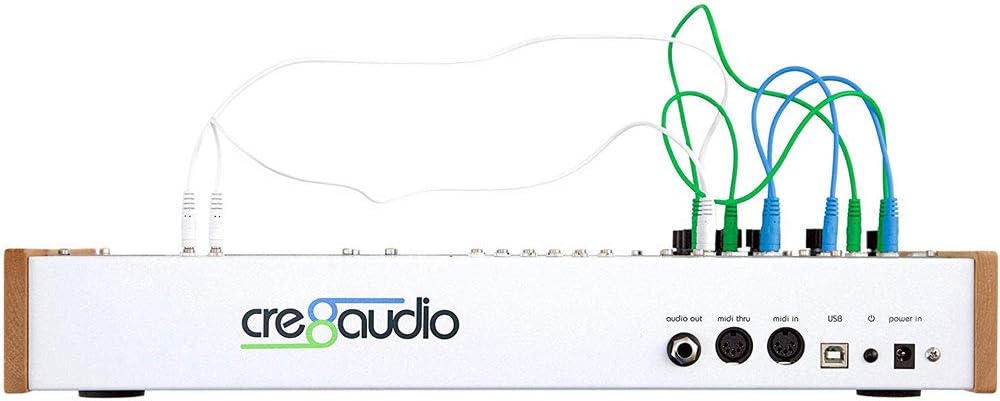 Cre8audio Eurorack Synthesizer Nifty Kit with HPC-A30 Monitor Headphones & 8 Sets Patch Cables TS to Same (3') Bundle