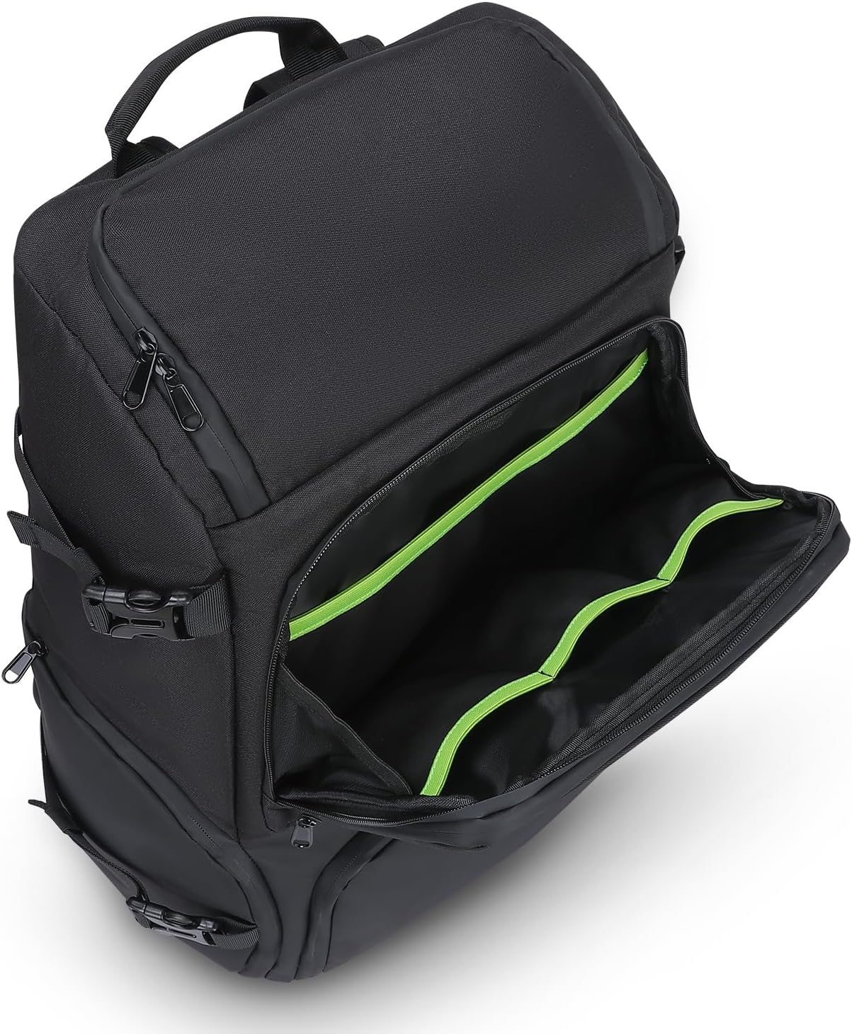 SAVIOUR DJ Accessories Transport Pack - Large Gear Bag for Solo Musicians, DJ Equipment, Mic Stands, and Cables - Durable Gig Backpack