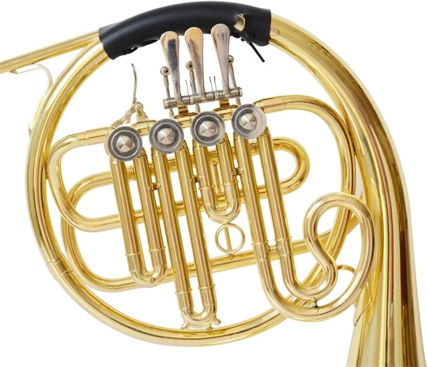Brass French Horn B Flat Horn Four-key B Flat Split French Horn Horn Wind Instrument Band